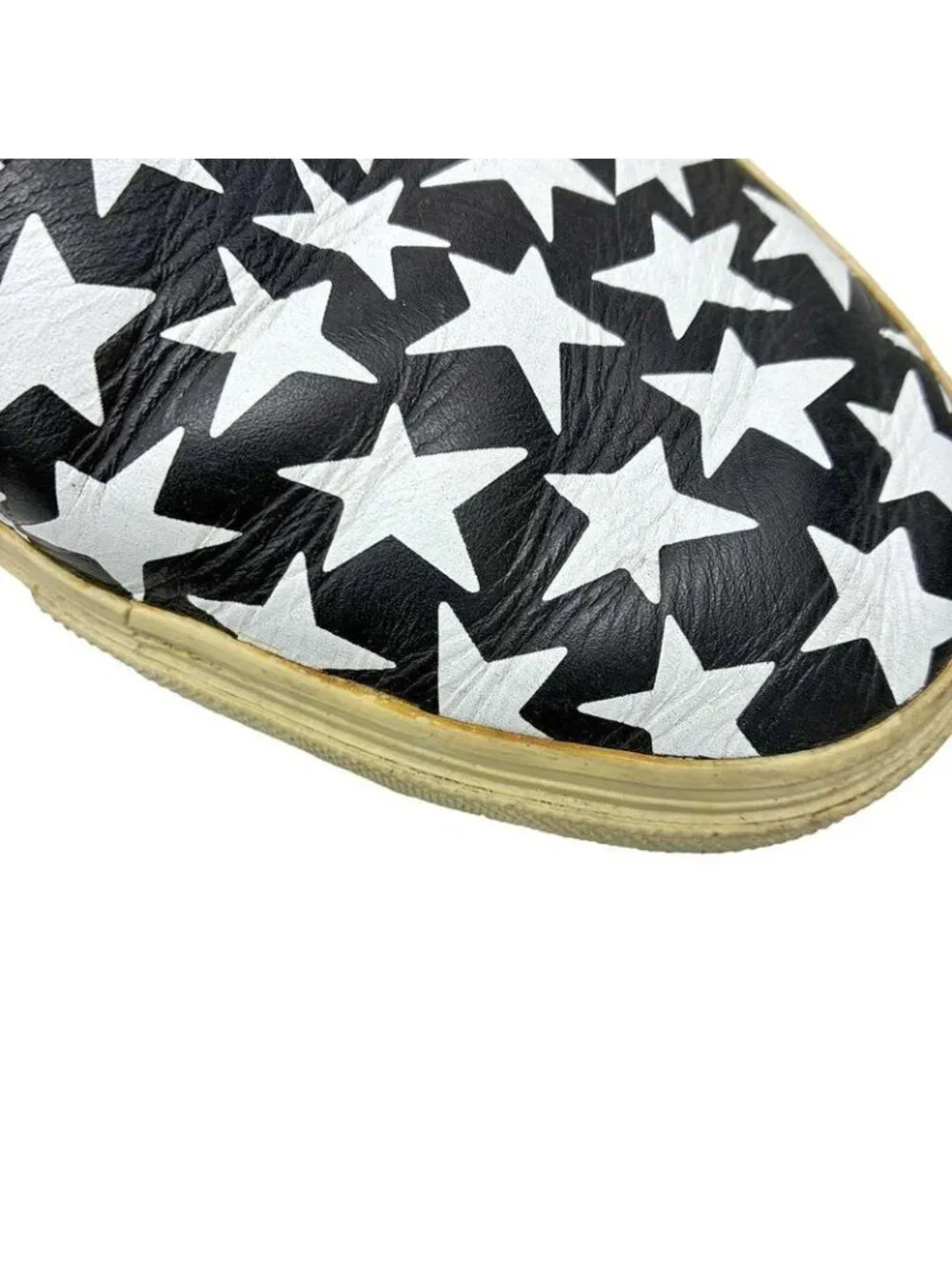 Saint Laurent Paris Star Slip on Sneakers Black 42 - Picture 8 of 8